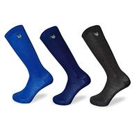TEAM MAGNUS Calcetines lana largos hasta la rodilla Tundra wolf - paquete 3 pares delgados y térmicos 80% lana