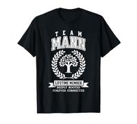 Team Mann Apellido Apellido Personalizado Familia Reunión Camiseta