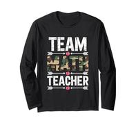 Team Math Teacher Appreciation Funny Math Lover Quote Manga Larga