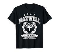 Team Maxwell Apellido Apellido Personalizado Familia Reunión Camiseta
