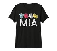 Team MIA Primer Nombre Personalizado Retro Camiseta Premium
