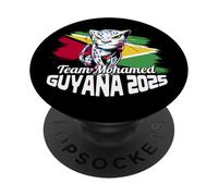 Team Mohamed - GANAR - Elecciones en Guyana 2025 PopSockets PopGrip Adhesivo