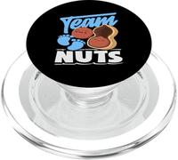 Team Nuts Funny Gender Reveal Party Blue Boy Anuncio PopSockets PopGrip para MagSafe