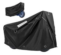 Team Obsidian, 210D/ 300D Oxford Cubierta Impermeable para Bicicleta Protección UV Anti Polvo Lluvia con Orificios de Bloqueo para Bicicleta de montaña/Bicicleta de Carretera/Bicicleta de Ruta