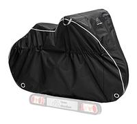 Team Obsidian Funda para Bicicleta Exterior Impermeable - Protección UV Antipolvo y Lluvia - Guarda Bicicletas Exterior y Funda de Transporte de Tela Oxford 300D - Cubre de 1 a 3 Bicis