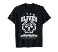 Team Oliver Apellido Personalizado Familia Reunión Camiseta