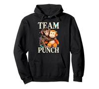Team Punch Mono Lindo Bebé Japón Glitch Sudadera con Capucha