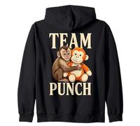 Team Punch Mono Lindo Bebé Japón Sudadera con Capucha