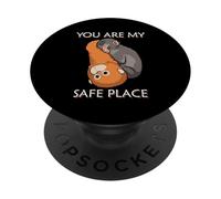 Team Punch Sad Monkey Tú Eres mi Lugar Seguro PopSockets PopGrip Adhesivo