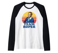 Team Roper Funny Stanley Mr. Roper Three's Company Camiseta Manga Raglan