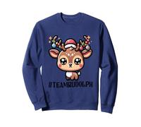 Team Rudolph Lindo Reno de Invierno Navidad Sudadera