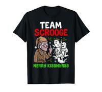 Team Scrooge tee Grumpy Adulto Juego de Palabras de Navidad Feliz KissMyAss Camiseta