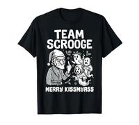 Team Scrooge tee Grumpy Adulto Juego de Palabras de Navidad Feliz KissMyAss Camiseta
