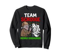 Team Scrooge tee Grumpy Adulto Juego de Palabras de Navidad Feliz KissMyAss Sudadera