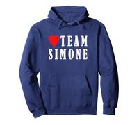 Team Simone Fun - Regalo clásico Retro para Mujeres, Hombres, niños y Familia Sudadera con Capucha