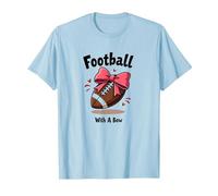 Team Spirit in My Hair - Abanico de Animadora de fútbol Camiseta, Hombre, Azul Bebé, XXL