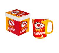 Team Sports America Kansas City Chiefs Cermica de 14 oz con caja a juego