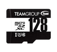 Team Tarjeta de memoria microSDHC UHS-I/U1 clase 10 de 128 GB con adaptador, velocidad de hasta 100 MB/s (TUSDX128GCL10U03)