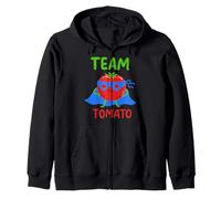 Team Tomate Vegan Power Superhero Veggie Vegetables Lover Sudadera con Capucha