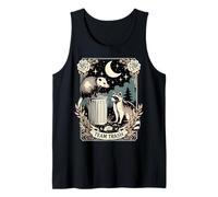 Team Trash Zarigüeya Vintage Tarot Divertido Mapache Camiseta sin Mangas
