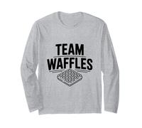 Team Waffles UNE a los Divertidos Amantes del Desayuno Manga Larga