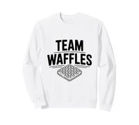 Team Waffles UNE a los Divertidos Amantes del Desayuno Sudadera