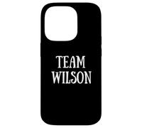 Team Wilson Family Name Wilson Last Name Carcasa para iPhone 14 Pro