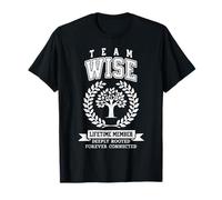 Team Wise Apellido Apellido Personalizado Familia Reunión Camiseta