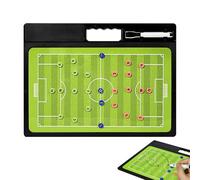 Teambe - Pizarra de entrenamiento de fútbol, pizarra magnética táctica, tablero de estrategia de fútbol de doble cara con rotulador para practicar estrategias de juego en el campo de jugador