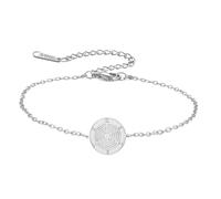 TEAMER Hekate - Pulsera ajustable de acero inoxidable con rueda de Hécate, pulsera de rueda de Wicca de Hekate, amuleto de la diosa Hekate, joyería para mujer, 20*20mm, Acero inoxidable, No es una