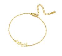 TEAMER Pulsera Molécula de Dopamina y Serotonina Joyas de felicidad y amor Para Científico Químico Profesor (Oro)