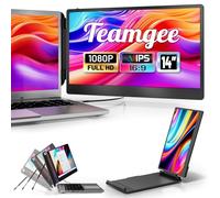 Teamgee Monitor portátil - Segunda Pantalla Full HD de 14'' para portátil - Extensor de Pantalla para portátil de 13,3'' -17'' Mac Windows Chrome - USB-C y HDMI