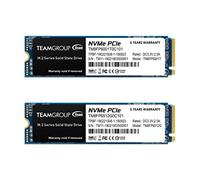 TEAMGROUP 2 Unidades de Unidad Interna de Estado sólido MP33 de 512 GB 3D NAND TLC NVMe 1.3 PCIe Gen3x4 M.2 2280 (Lectura/Escritura 1700/1400MB/s) Compatible con portátiles TM8FP6512G0C1P1 y PC de