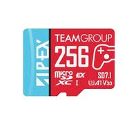 TEAMGROUP APEX - Tarjeta de 256 GB para Nintendo Swith2 Micro SDXC Express UHS-I U3 A1 V30, R/W hasta 800/700 MB/s con adaptador TAPMSDE256GIV30A102