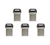 TEAMGROUP C162 USB 3.1 Gen 1 (USB 3.0) Mini se adapta a la unidad flash USB de metal, almacenamiento externo