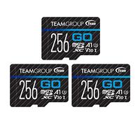 TEAMGROUP GO Card - Tarjeta de Memoria Flash Micro SDXC UHS-I U3 V30 4K para GoPro, Drones y cámaras de acción, Tarjeta de Memoria Flash de Alta Velocidad con Adaptador para Deportes al Aire Libre,
