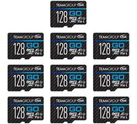 TEAMGROUP GO Card - Tarjeta de Memoria Micro SDXC UHS-I U3 V30 4K para GoPro y Drone y cámaras de acción, Tarjeta de Memoria Flash de Alta Velocidad con Adaptador para Deportes al Aire Libre, Disparo