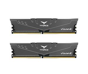 TEAMGROUP Memory D4 3200 - Memoria de 16 GB C16 Equipo Vulcan Z Grey K2, 16 GB (8 GB x 2) - 3200 MHz C16