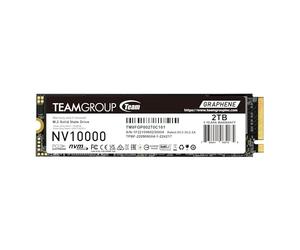 TEAMGROUP NV10000 2TB SLC Cache NVMe PCIe 5.0 Gen5x4 M.2 2280 Laptop Desktop SSD Velocidad de lectura/escritura de hasta 10000/8500MB/s TM8FGP002T0C101