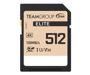 TEAMGROUP PRO 512GB UHS-I U3 A2 V30 4K UHD Read/Write Speed up to 160/120MB/s SDXC Memory Card for Professional Vloggers, Filmmakers, Photographers & Content Curators TPPSDX512GIA2V3001