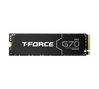 TEAMGROUP T-Force G70 Pro Disipador de Calor de grafeno de 2 TB DRAM SLC caché 3D TLC NAND NVMe InnoGrit PCIe Gen4x4 M.2 2280 Gaming SSD Interno Funciona con PS5 Lectura/Escritura 7400/6800 MB/s