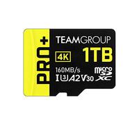 TEAMGROUP Tarjeta A2 Pro Plus de 1 TB Micro SDXC UHS-I U3 A2 V30, R/W hasta 160/110 MB/s para Nintendo-Switch, Steam Deck, Dispositivos de Juegos, tabletas, Smartphones, Disparo 4K, con Adaptador