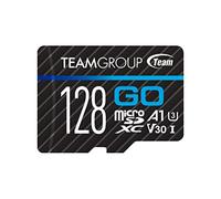 TEAMGROUP Tarjeta de memoria micro SD de 128 GB para GoPro y cámaras de acción, MicroSDXC UHS-I U3 de alta velocidad con adaptador para exteriores, deportes, disparo 4K TGUSDX128GU303