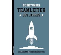 Teamleiter des Jahres: Notizbuch für beste Team Leitung A5 Buch liniert für Notizen zur Büro Arbeit im Office kleines Geschenk für besten Manager der Teamleitung von Mannschaft und Abteilung