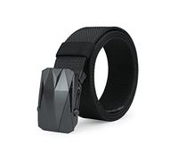 TEAMMAO Cinturones Hombre Cuero Tallas Grandes 110CM-200CM Cinturon Traje Hombre Vestir Negocios 3,8CM Cinturón Con Caja de Regalo.(Negro,Cintura 145-150cm (Longitud 170cm))