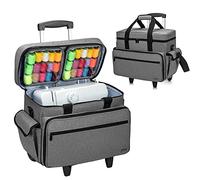 Teamoy Bolsa Máquina Coser con Ruedas, Gris