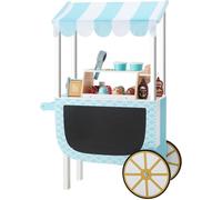 Teamson Carrito de helados juguete niños, 55cm, azul