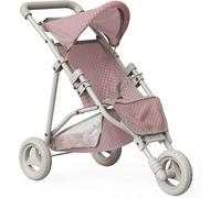 Teamson Cochecito jogging para muñeca, 54cm, rosa/gris