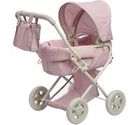 Teamson Cochecito jogging para muñeca, 64cm, rosa/gris