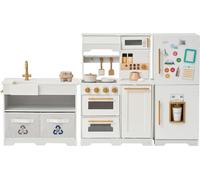 Teamson Cocina atlanta con 17 accesorios, blanca, 87cm